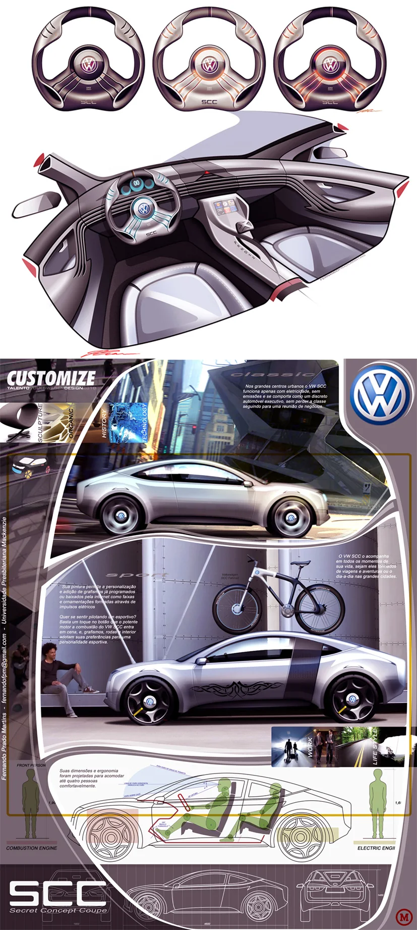 Prancha de design automotivo